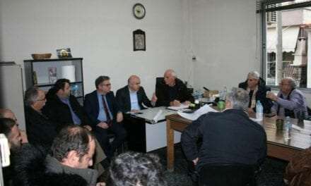 Συνάντηση του Περιφερειάρχη ΑΜΘ με τους ΤΟΕΒ Χρυσούπολης και Χρυσοχωρίου και τον Αγροτικό Σύλλογο Νέστου για έργα στον κάμπο της Χρυσούπολης