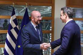 Επίσκεψη του Πρωθυπουργού Κυριάκου Μητσοτάκη στον Έβρο με τους επικεφαλής της Ευρωπαϊκής Ένωσης