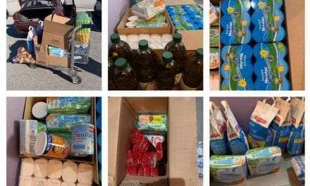 Tρόφιμα και είδη πρώτης ανάγκης για τις ανάγκες της τοπικής κοινότητας των Ρομα στο Δροσερό από την ΚΕΔΕ