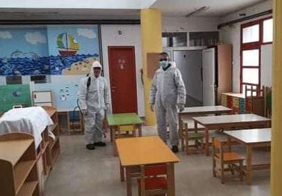 Προετοιμασίες και απολυμάνσεις στα σχολεία του Δήμου Τοπείρου για την επιστροφή των μικρών μαθητών