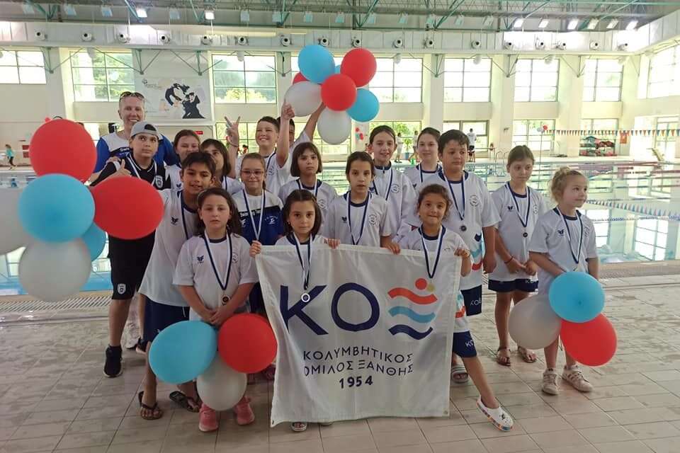 Ο Κολυμβητικός Όμιλος Ξάνθης συμμετείχε με 18 μικρούς αθλητές στην Ημερίδα Μικρών Κολυμβητών στην Καβάλα
